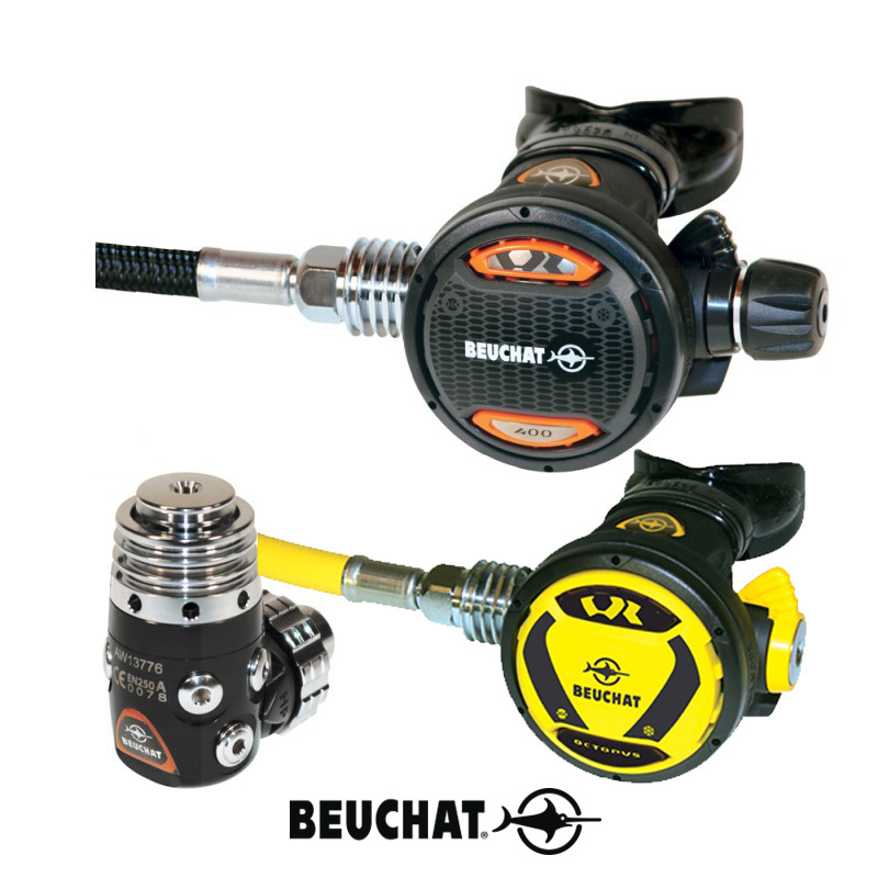 SET REGULATOR VR400 DIN (Treapta I + Treapta II + Octopus VR) | Echipament Scufundari | Regulatoare